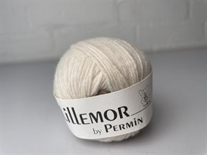 Lillemor by Permin 100% økologisk merinould - råhvid